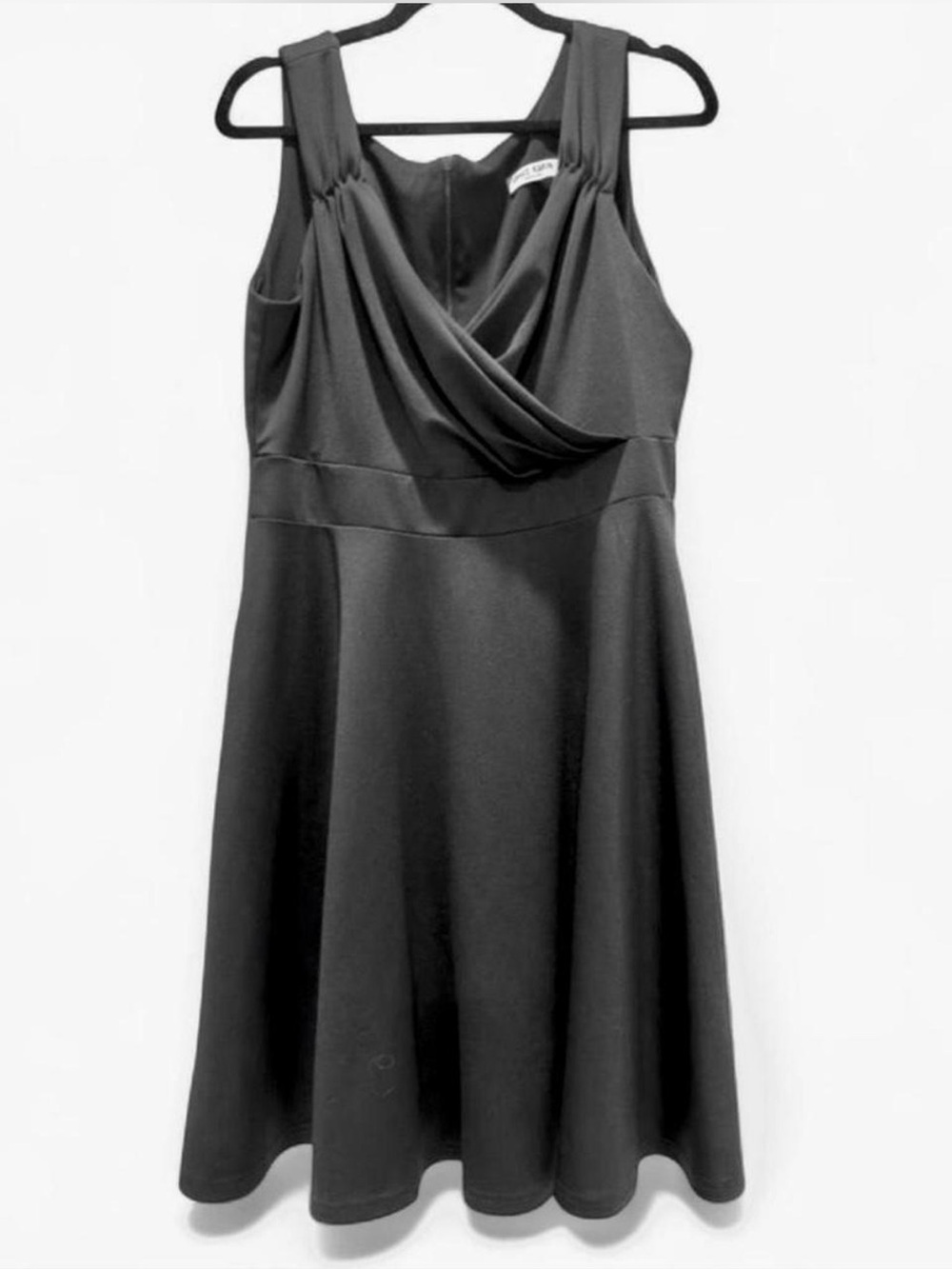 Grace Karin Midi Black A-Line Dress - XL